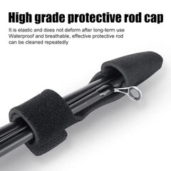 Fishing Rod Strap Set – Elastic Protection Rod Cap & Reel Tie