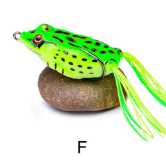 TopWater Frog Fishing Lure 4.3cm-6.5cm | 5g-17.5g Soft Silicone Bait Wobblers with Double Hooks for Bass Pike Snakehead