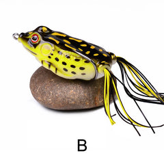 TopWater Frog Fishing Lure 4.3cm-6.5cm | 5g-17.5g Soft Silicone Bait Wobblers with Double Hooks for Bass Pike Snakehead