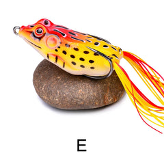 TopWater Frog Fishing Lure 4.3cm-6.5cm | 5g-17.5g Soft Silicone Bait Wobblers with Double Hooks for Bass Pike Snakehead