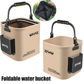Portable Fishing Bucket – PVC Live Fish Container & Tackle Storage Box