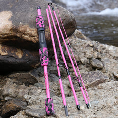 Sougayilang 5-Section Spinning & Casting Rod – Ultralight Carbon Fiber Travel Fishing Pole