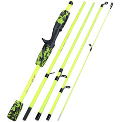 Sougayilang 5-Section Spinning & Casting Rod – Ultralight Carbon Fiber Travel Fishing Pole