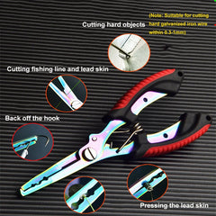 Stainless Steel Fishing Pliers – Hook Remover & Braid Line Cutter