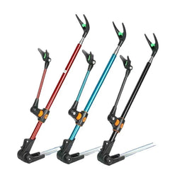 Thickened Telescopic Fishing Rod Bracket – Dual Purpose Adjustable Stainless Steel Holder (1.7M / 2.1M / 2.4M)