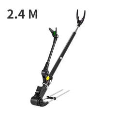 Thickened Telescopic Fishing Rod Bracket – Dual Purpose Adjustable Stainless Steel Holder (1.7M / 2.1M / 2.4M)