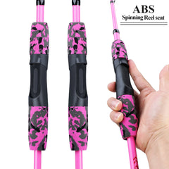 Sougayilang 5-Section Spinning & Casting Rod – Ultralight Carbon Fiber Travel Fishing Pole