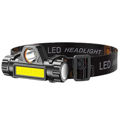 Rechargeable COB LED USB Headlamp – Waterproof Magnetic Fishing Light