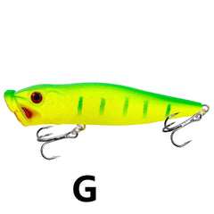 Hot Selling Popper Lure – 93mm / 12.5g Floating Topwater Hard Bait with 3D Eyes & Rattle System
