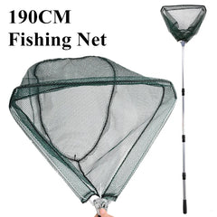 Telescopic Folding Fishing Net – Aluminum Alloy Landing Net for Carp & Fly Fishing