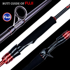 Traveller Fishing Rod – Fuji Spinning & Casting Carbon 1.8–3.0m