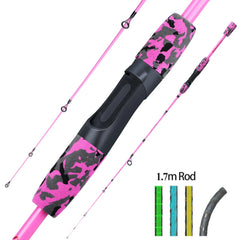 Sougayilang 5-Section Spinning & Casting Rod – Ultralight Carbon Fiber Travel Fishing Pole
