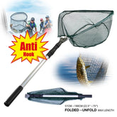 Telescopic Folding Fishing Net – Aluminum Alloy Landing Net for Carp & Fly Fishing