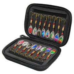 Newest Metal Spoon Spinner Fishing Lure 16pcs Set – Crankbaits & Wobblers Kit for Pike