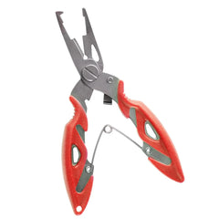Multifunction Stainless Steel Fishing Pliers – Scissors, Hook Remover & Braid Cutter with Lanyard