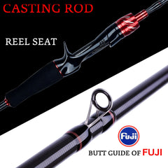 Traveller Fishing Rod – Fuji Spinning & Casting Carbon 1.8–3.0m