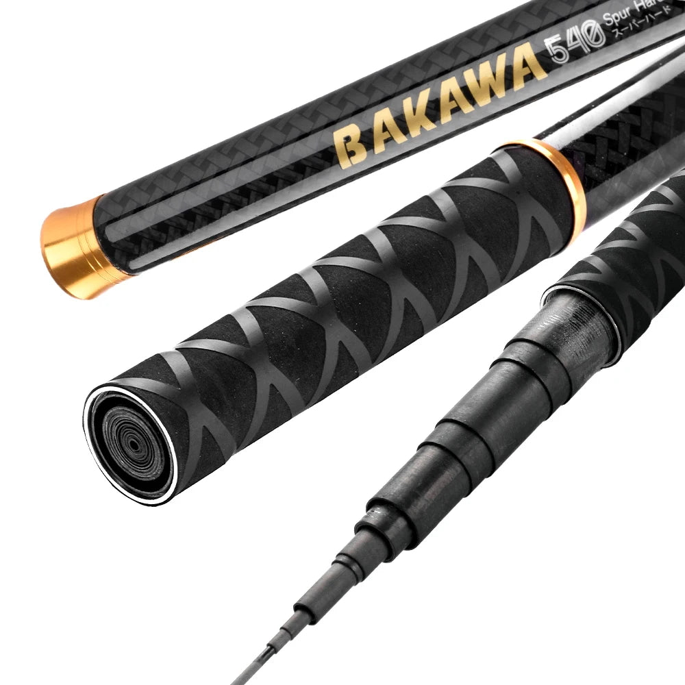 Ultralight Carbon Telescopic Fishing Rod 1.8M–7.2M | Portable Carp & Travel Spinning Pole