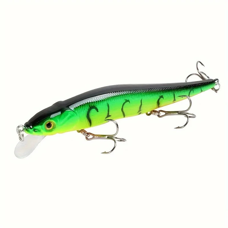 Minnow Fishing Lure – 115mm 14g Sinking Hard Bait Crankbait for Bass & Pike