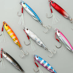 Metal Jig Fishing Lure – Saltwater & Freshwater Bass Casting Spoon Bait