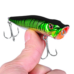 Hot Selling Popper Lure – 93mm / 12.5g Floating Topwater Hard Bait with 3D Eyes & Rattle System