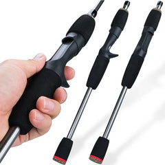 Sougayilang 5-Section Spinning & Casting Rod – Ultralight Carbon Fiber Travel Fishing Pole